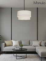 Charger l&#39;image dans la visionneuse de galerie, Suspension tambour en tissu double 
