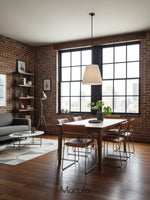 Load image into Gallery viewer, Modern Fabric Pendant Light - Conical Drum Shade for Soft Glow
