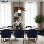 Charger l'image dans la visionneuse de galerie, Lustre Orrise à pétales en étages - Métal moderne et tissu pour salons et salles à manger