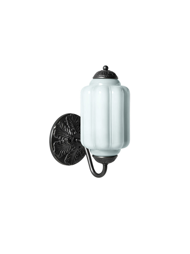Vintage Milk Glass Sconce Bedside Hallway Eloise Wall Sconce