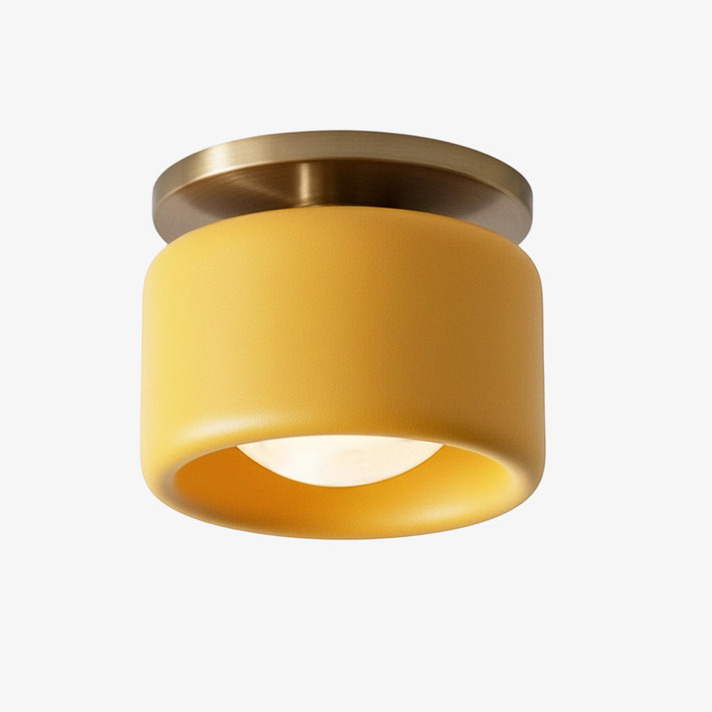 Plafonnier encastré en porcelaine Cerova – Luminaire discret