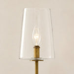 Load image into Gallery viewer, Derlina Clear Glass Sconce - Elegant Single To Triple Vanity Sconce
