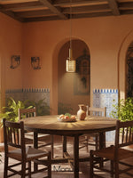 Load image into Gallery viewer, Galvia Single Metal Pendant Light – Elegant Bronze Over White Glass
