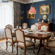 Suspension rayée ludique Festilo - Verre et résine modernes pour cuisines et salles à manger