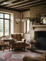 Load image into Gallery viewer, Medieval Log Style Vintage Glass Chandelier
