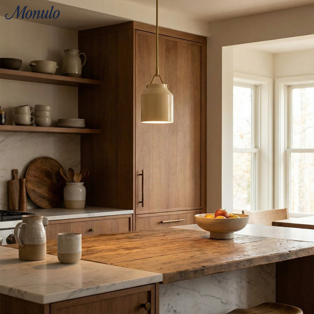 Hanton Nordic Metal Morandi Metal Pendant Light - Nordic Minimalist Fixture Light