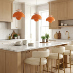 Charger l'image dans la visionneuse de galerie, Suspension florale en métal sculptural Orin Nordic, adaptée aux chambres, cuisines et salons.