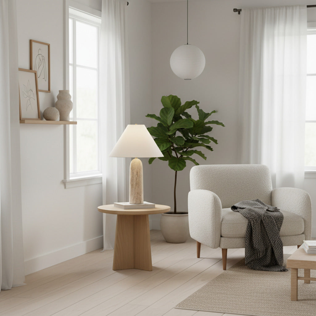 Albi Minimalistische dekorative Tischleuchte mit ausgewogenen Proportionen - Nachttisch- und Schreibtischbeleuchtung