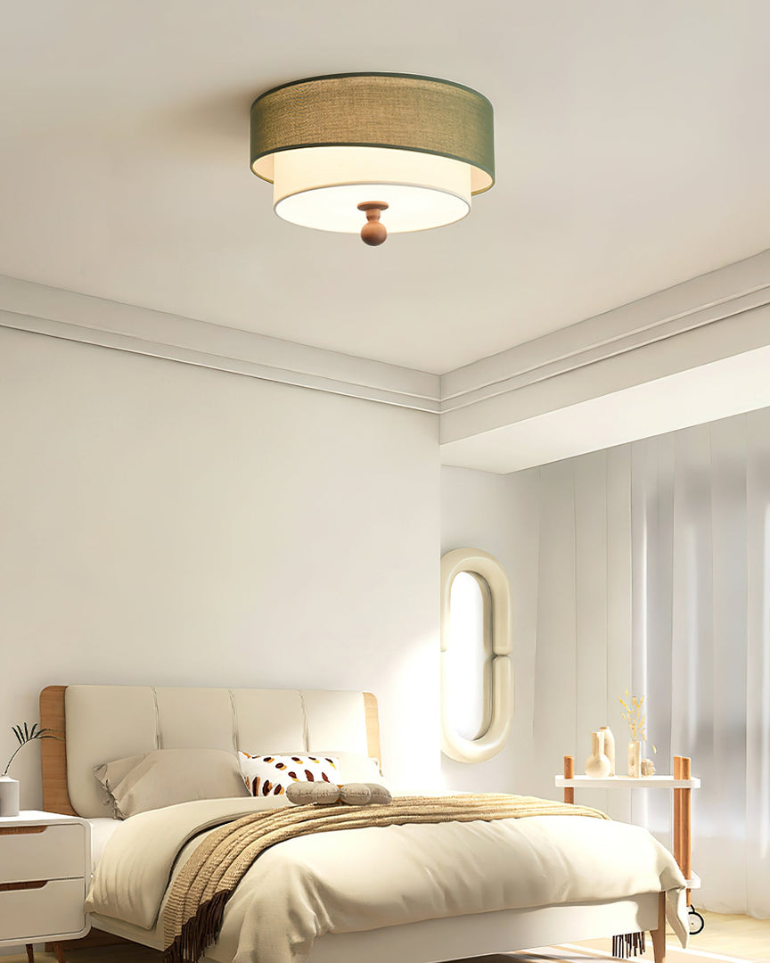 Modern Minimalist Ceiling Lamp Clean Line Flush for Bedroom Living Room