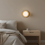 Load image into Gallery viewer, Nordic Minimalist Natural Wood LED Wall Light