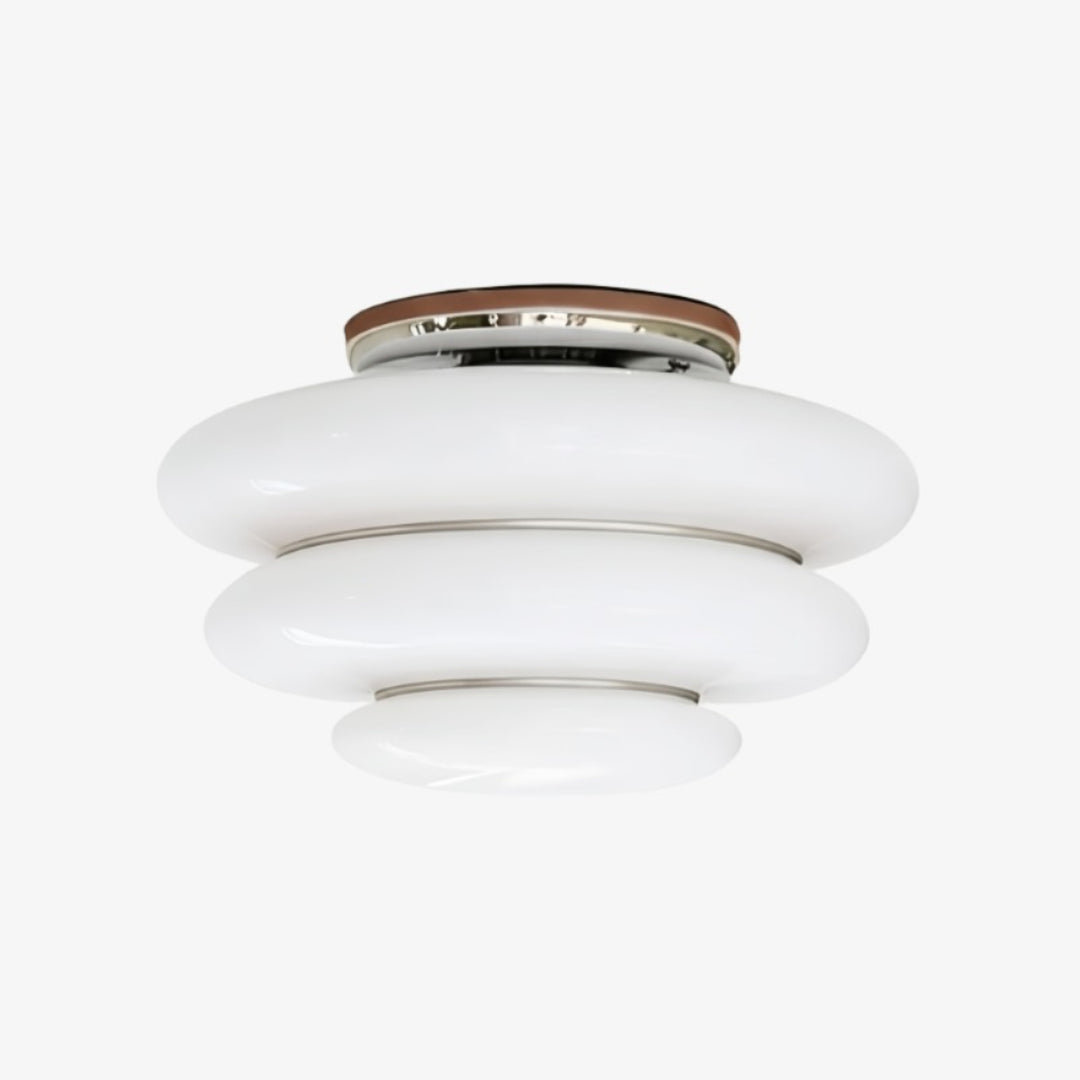 Plafonnier superposé Cirren - Luminaire d'ambiance moderne et sculptural pour les salles à manger et les salons