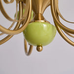 Charger l'image dans la visionneuse de galerie, Lustre sphérique en pierre de luxe moderne Radiara, design sculptural en couches pour salon et hall d'entrée