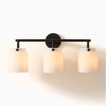 Cargar imagen en el visor de la Galería, Aplique de pared moderno Hanton de 3 luces - Accesorio de baño de metal
