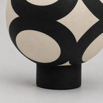 Load image into Gallery viewer, round ceramic body and black base detail