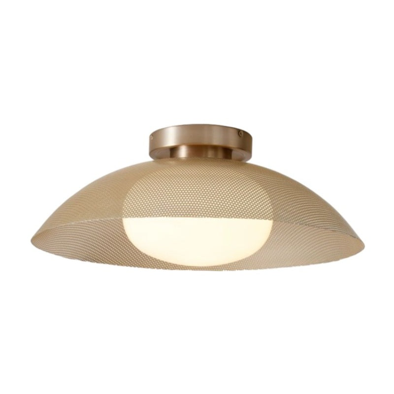Lámpara de techo empotrada Elorina de vidrio y metal: una elegante luminaria para espacios modernos