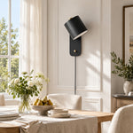 Cargar imagen en el visor de la Galería, Flexible Rotatable Cylinder Plug-in Wall Lamp