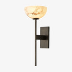 Cargar imagen en el visor de la Galería, Matte black Spanish marble wall sconce