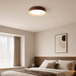 Bild in Gallery-Viewer laden, Wabi-Sabi Wood Color LED Flush Mount Ceiling Light