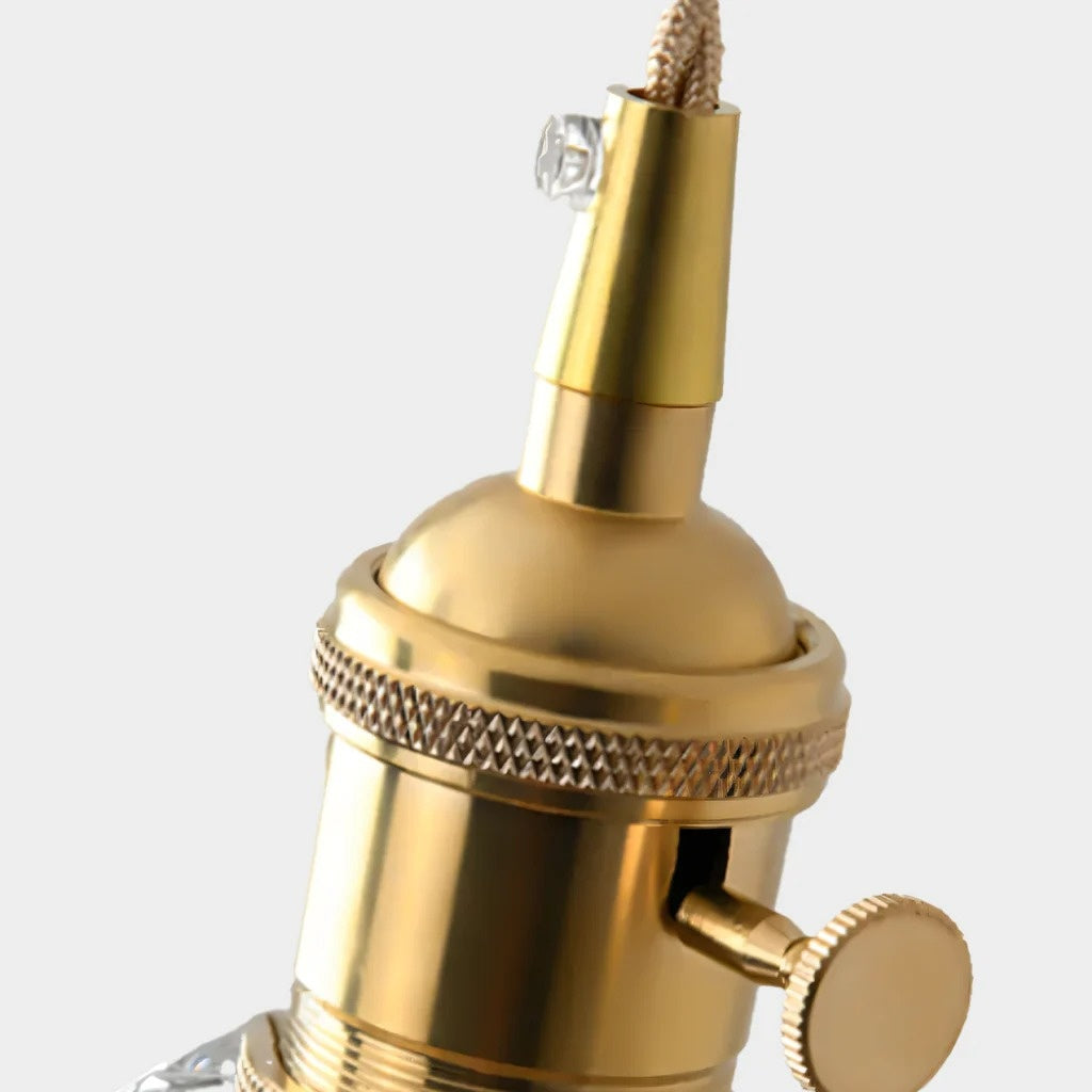 Lámpara Colgante de Vidrio con Diseño de Tulipán Rústico Petalbloom – Lámpara Colgante con Diseño de Capullo Floral para Comedor N58