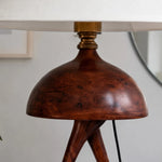 Cargar imagen en el visor de la Galería, Detail view of sculptural table lamp