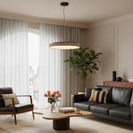 Charger l'image dans la visionneuse de galerie, Lampe suspendue minimaliste Miravelle avec abat-jour en pierre naturelle pour salle à manger