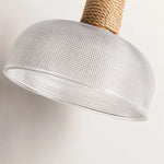 Charger l'image dans la visionneuse de galerie, Rustic Woven Rope Glass Pendant Light Collection