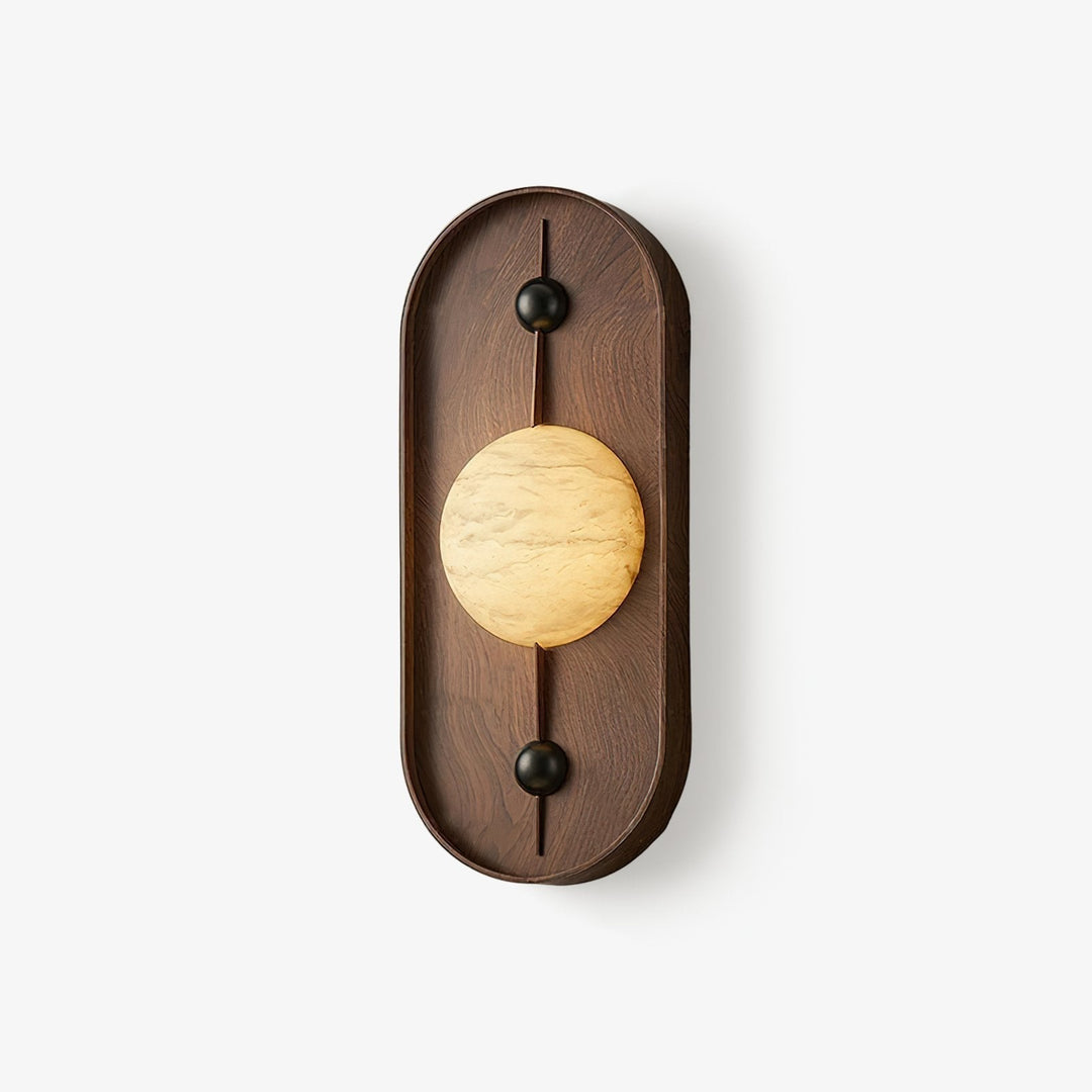 Bezel Alabaster Wandleuchte