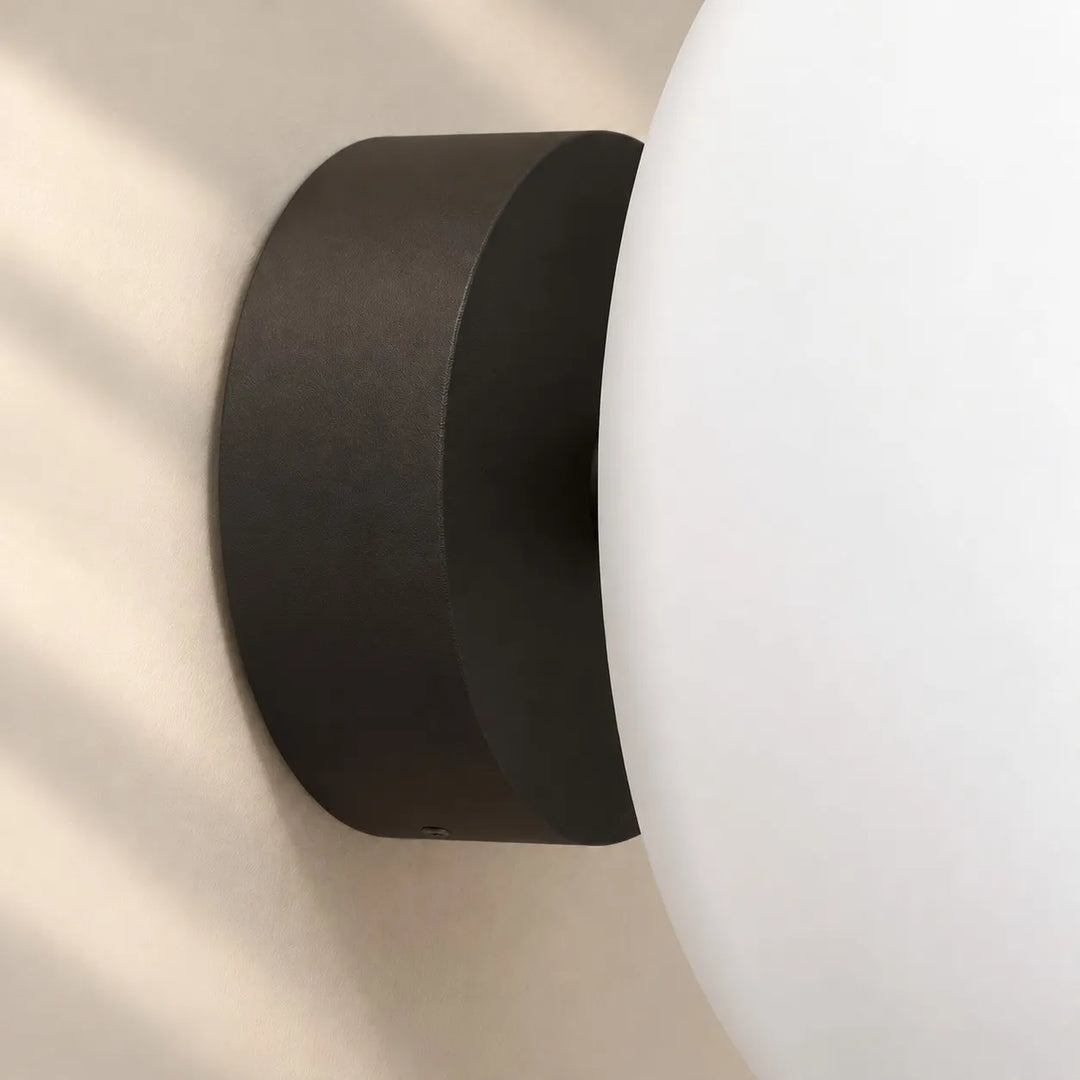 Modern Half-Moon Glass Wall Lamp