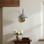 Load image into Gallery viewer, Curva Metal Vintage Wall Sconce  - Elegant Cone Shade for Bedrooms
