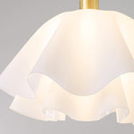 Load image into Gallery viewer, Lustra Pleated Retro Brass Acrylic Ceiling Light