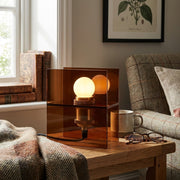 Lampe de Table Horizon Océan au Coucher du Soleil - Lampe de Bureau Décorative Moderne à Ambiance Dégradée pour Intérieur Maison