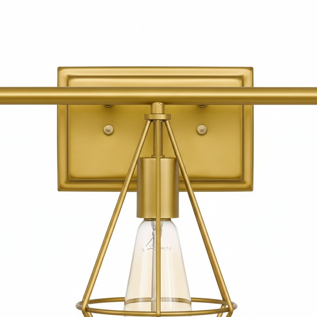 Solanivelo Retro Metal Wall Light with Diamond Hollow Shades for Kitchen Island