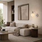 Bild in Gallery-Viewer laden, Bauhaus milk coffee glass wall lamp view 3