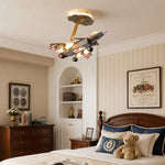 Bild in Gallery-Viewer laden, Airplane ceiling light installed in a child bedroom