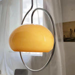Load image into Gallery viewer, Rounded Glass Chrome Swag Pendant Light