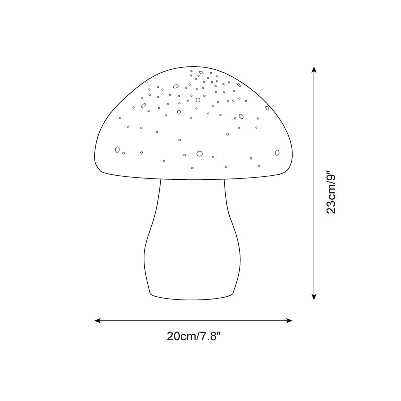 Lampe de table champignon Mielo