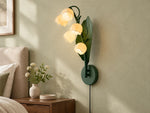 Bild in Gallery-Viewer laden, Green Stem Lily Wall Lamp in a second interior setting
