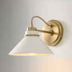 Charger l&#39;image dans la visionneuse de galerie, Aurenza Curved Arm Globe Wall Sconce – Modern Industrial Wall Lamp for Bathroom, Bedroom, and Hallway

