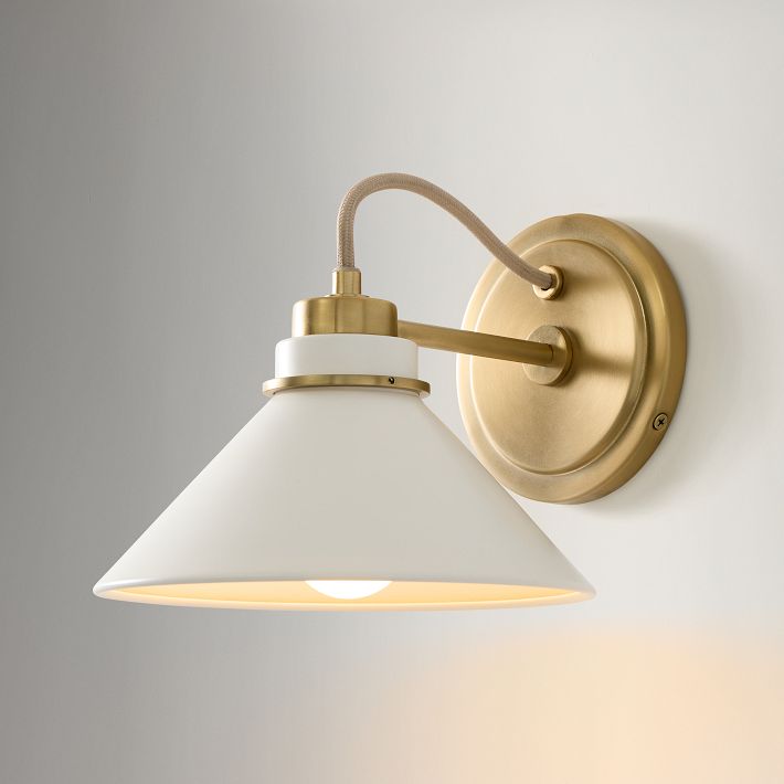 Aurenza Curved Arm Globe Wall Sconce – Modern Industrial Wall Lamp for Bathroom, Bedroom, and Hallway