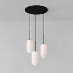 Load image into Gallery viewer, Lumivelle Pebble Glass Chandelier - 3-Light Modern Pendant Style
