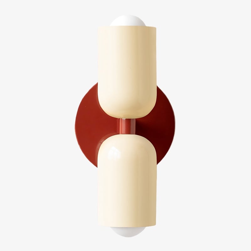 Aplique de Pared Nórdico Minimalista Symra - Lámpara de Pared Moderna de Doble Dirección para Espacios Interiores N47