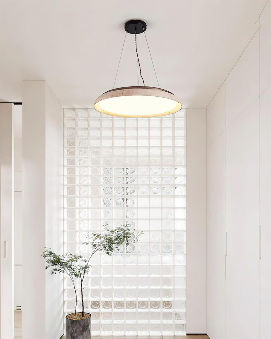 Lampe suspendue en travertin Piedra