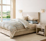 Sevra Cascading Glass Disc Wall Sconce - Metal Vintage Brass Finish Lighting