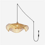 Load image into Gallery viewer, Natural Woven Shade Plug-In Light