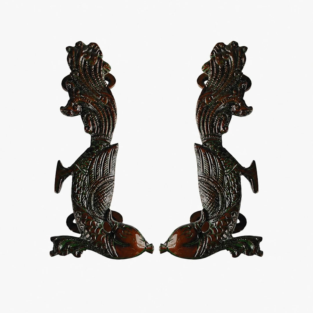 Handcrafted Brass Animal Door Handles 11