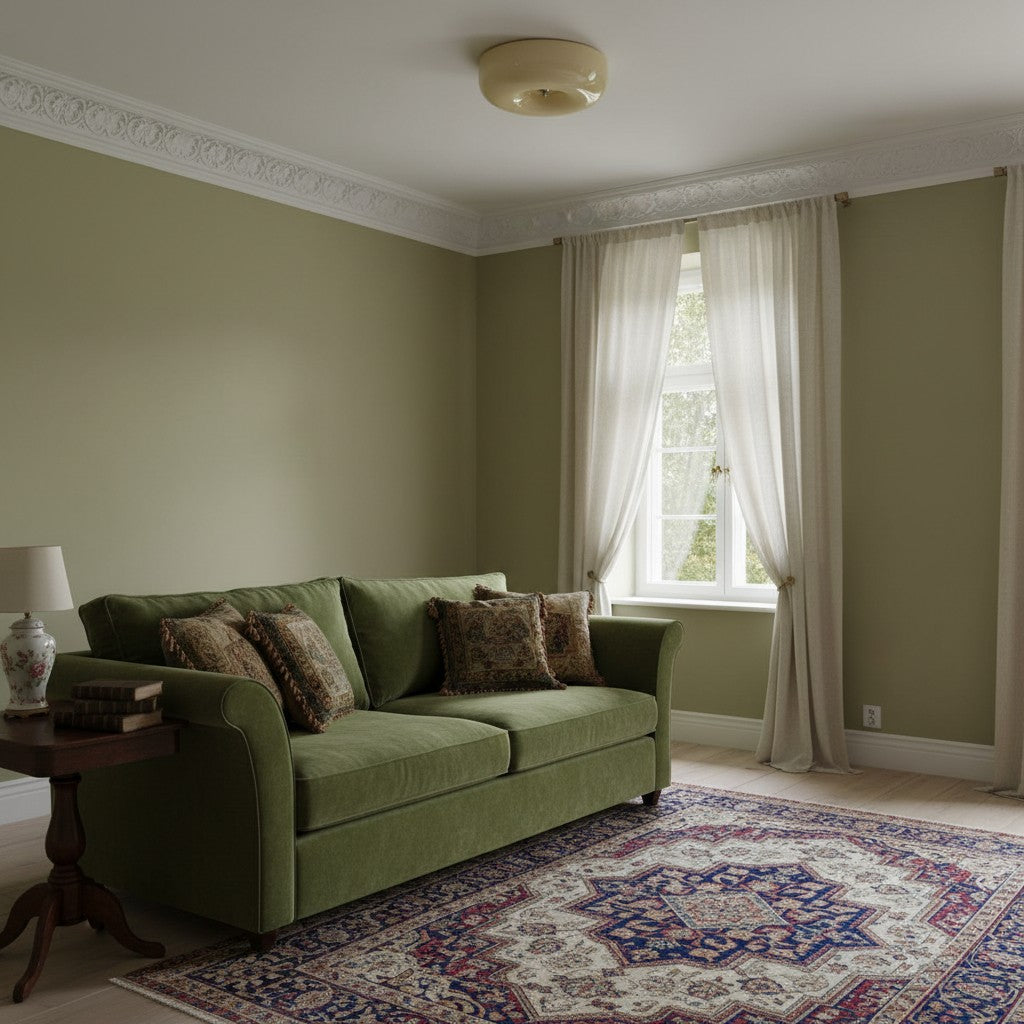 Lámpara de techo Opalune Art Deco con diseño de pudín – Iluminación elegante para interiores modernos N06