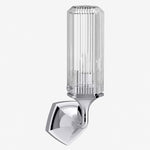 Cargar imagen en el visor de la Galería, Ridged Shade Armed Cup Metal Plate Wall Light