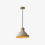 Load image into Gallery viewer, Beige metal dome pendant lamp product view