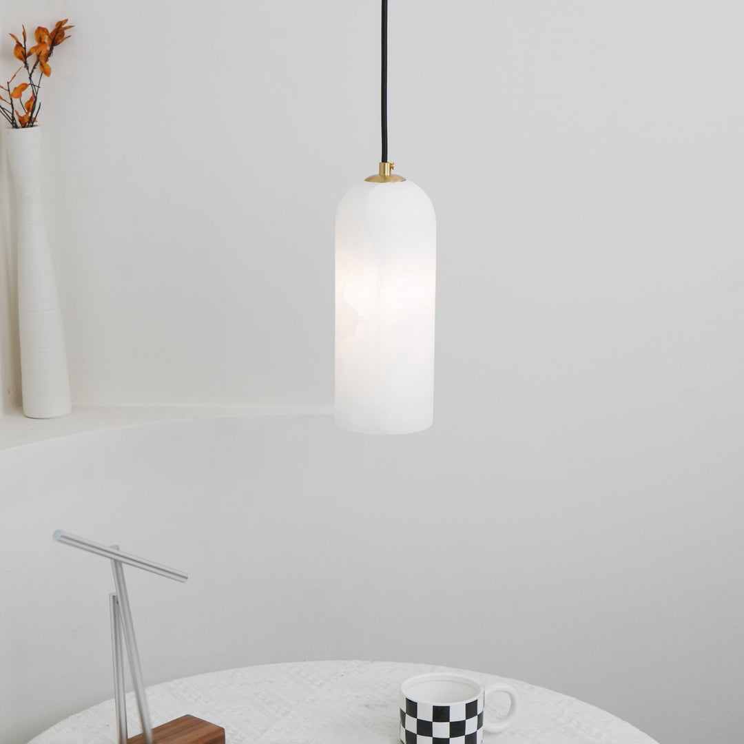 Nordisch Modern Alabaster Monty Pendelleuchte