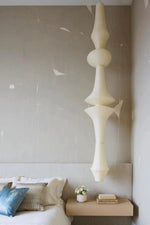Bild in Gallery-Viewer laden, White Handcrafted Mulberry Paper Swag Light